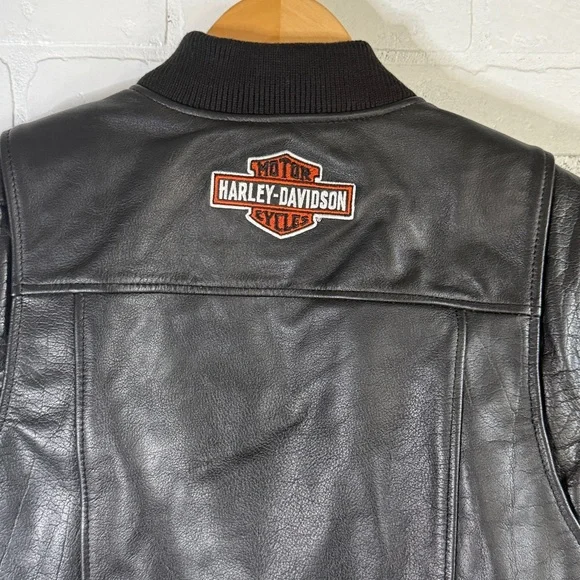 Women's Harley-Davidson Piper Bomber Leather Jacket size medium NWT